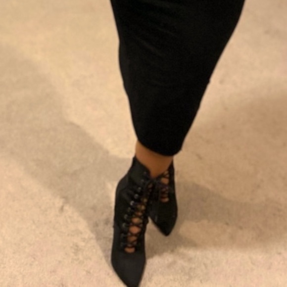 Black Lolashoetique Ankle Booties - Picture 6 of 6